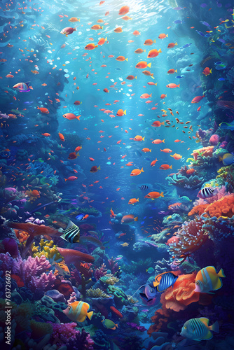 Mesmerizing Subaqueous View - 'JQ Underwater: An Incredible Journey Beneath the Ocean Surface'