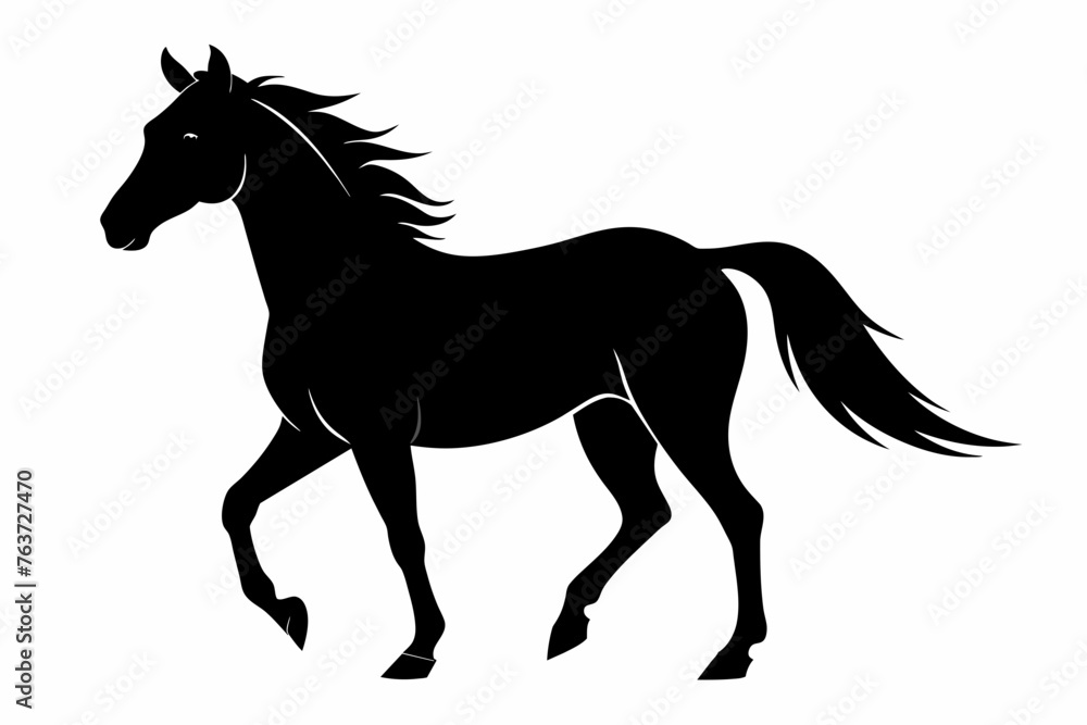 black-horse-power-silhouette-with-white-background .