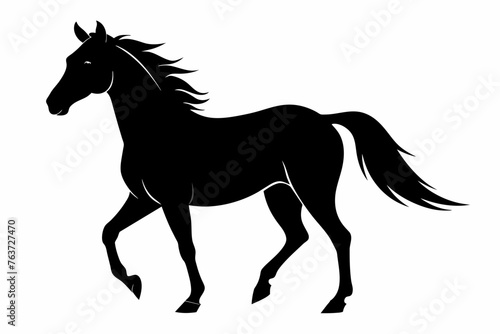 black-horse-power-silhouette-with-white-background .