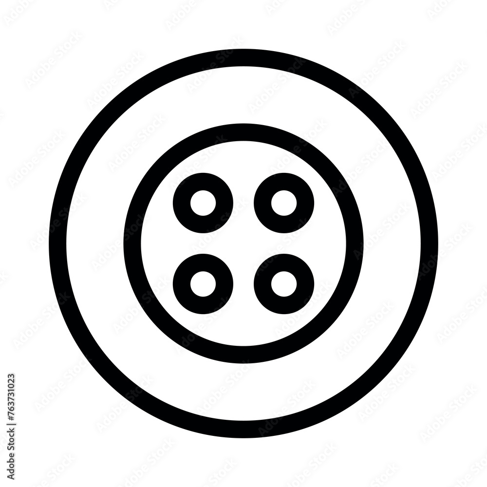 vector clothes button icon on white background vector clothes button icon on white background