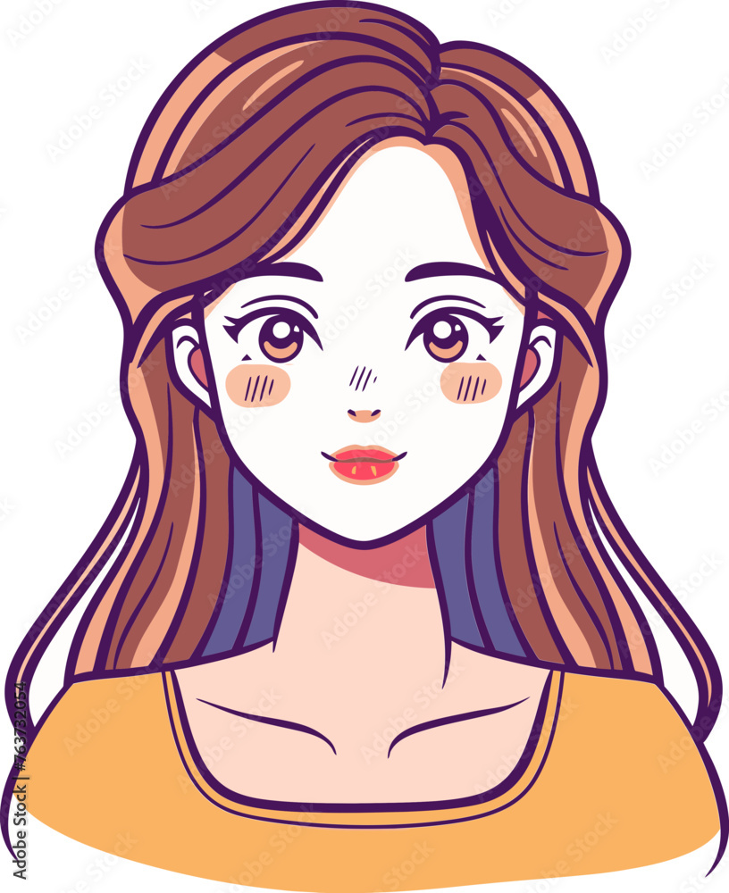 Vector Illustrations of Women Embracing Their Authenticity Vector Illustrations of Women Embracing Their Authenticity