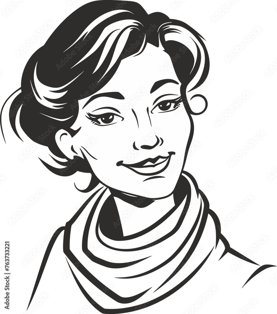 Portraits of Strength Vector Illustrations of Empowered Women Portraits of Strength Vector Illustrations of Empowered Women