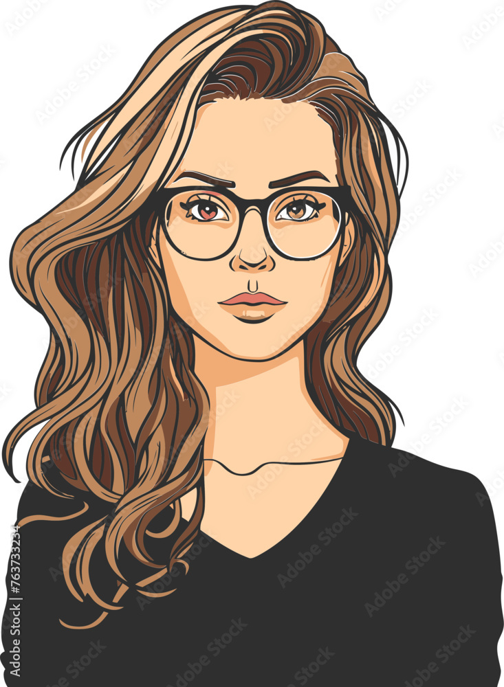 Vector Portraits of Fearless Women Leading the Way Vector Portraits of Fearless Women Leading the Way