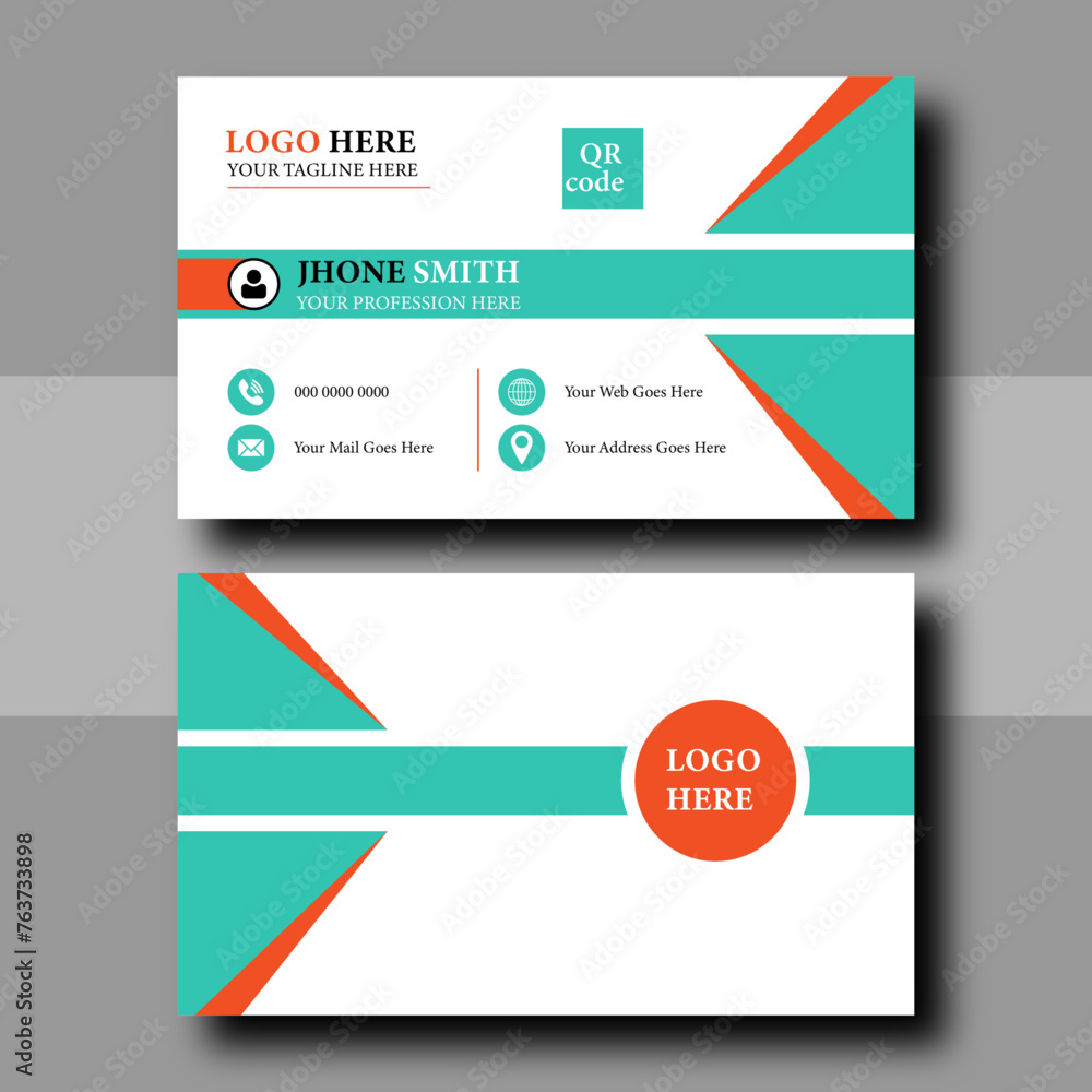 Corporate Business Card Layout, Double-sided creative, elegant and modern business card vector design template. Business card for business and personal use, Vector illustration design. Corporate Business Card Layout, Double-sided creative, elegant and modern business card vector design template. Business card for business and personal use, Vector illustration design.