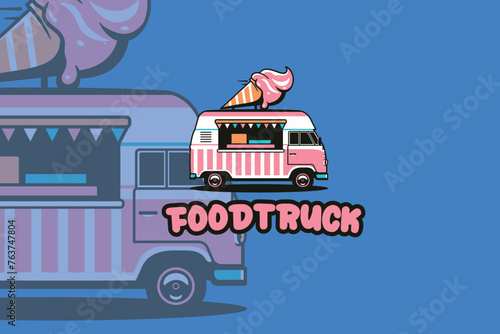 The "Food Truck" logo embodies culinary creativity and mobile gastronomy. It symbolizes convenience, variety, and the joy of discovering delicious flavors on wheels, marking a fusion of flavors