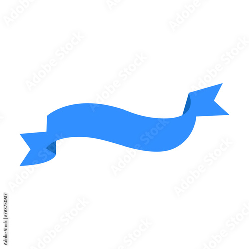 Ribbon Barner Illustration