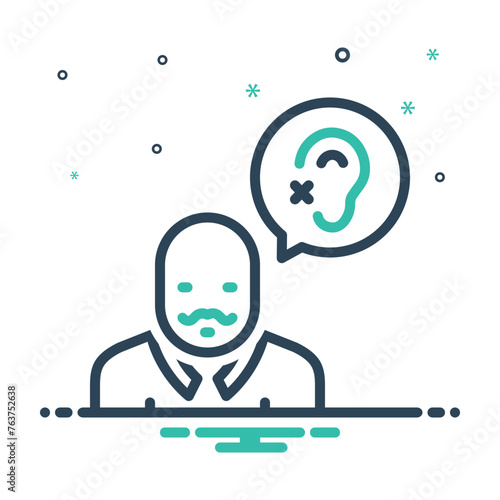 Mix icon for hearing loss
