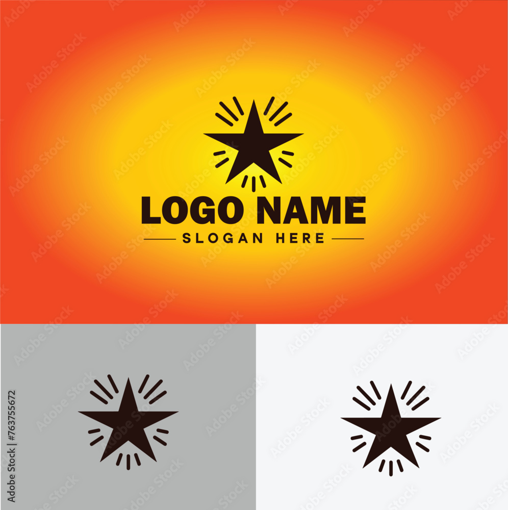Star logo vector art icon graphics for business brand icon star logo template Star logo vector art icon graphics for business brand icon star logo template