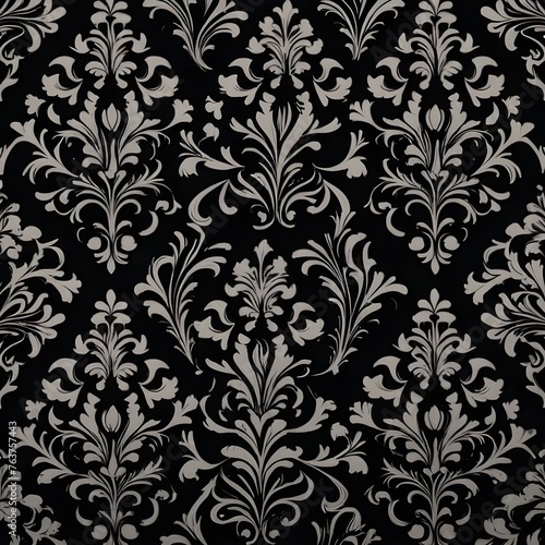 Seamless ornamental pattern. rococo pattern design