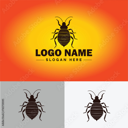 Bedbug logo vector art icon graphics for business brand icon bedbug logo template