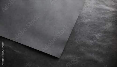 black copy space sheet - brushed metal plate free space template photo
