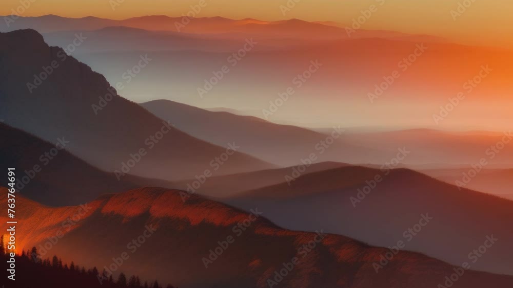 sunrise in the mountains sunrise in the mountains
