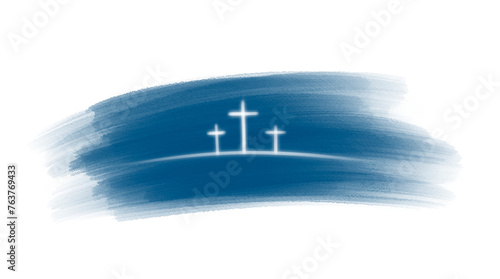Foto cross drawings for background religious concept illustration Can be applied to media and design work