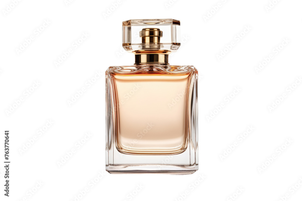 Bottle of Perfume on White Background. On a White or Clear Surface PNG Transparent Background. Bottle of Perfume on White Background. On a White or Clear Surface PNG Transparent Background.