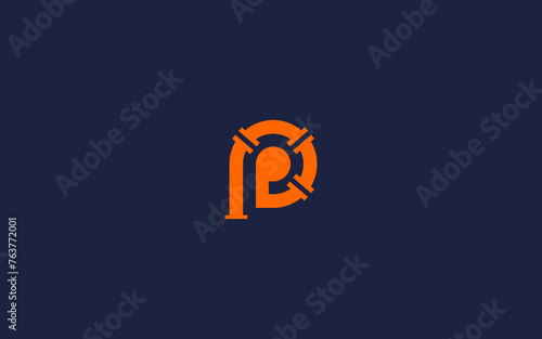 letter p with pipe logo icon design vector design template inspiration