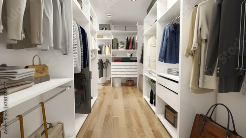 Walk in wardrobe new modern white walk in stylish pantry shelving and cabinetry photo