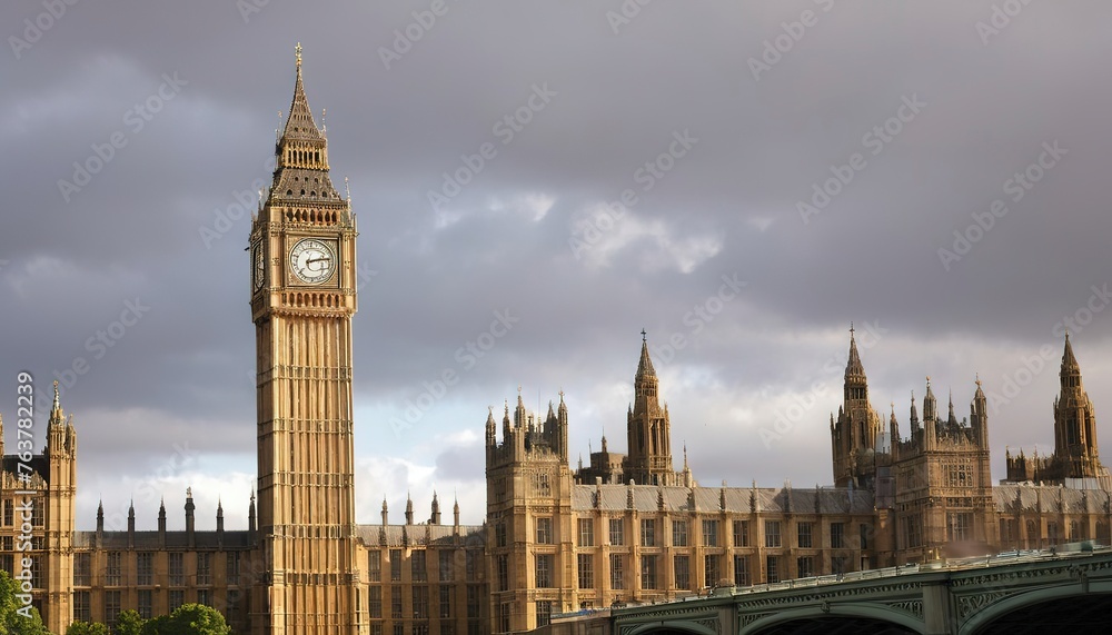 Fototapeta premium Big Ben famous landmark in the UK