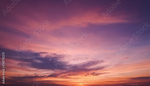 Beautiful sunset sky background