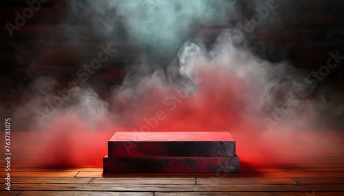Smoke Signals: Realistic Design Photo Background for Product Marketing