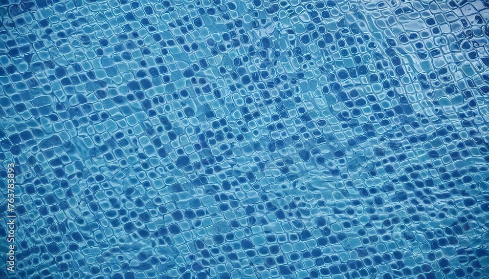 Water ripple texture background, blue tiles Water ripple texture background, blue tiles