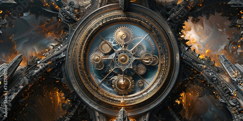 enginer, generative, ai, steampunk, clockwork, broo photo