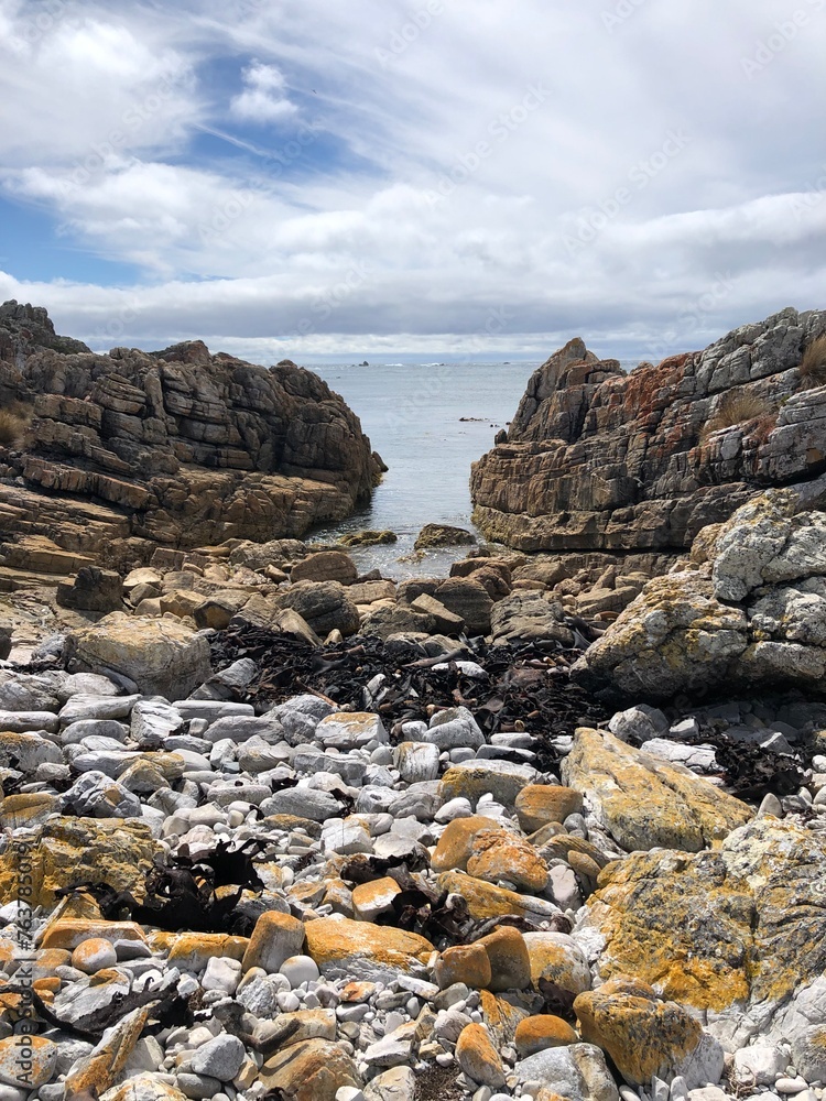 rocks and sea