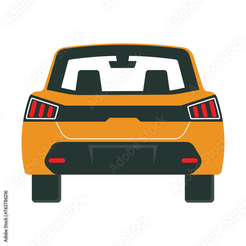 Car Back View
