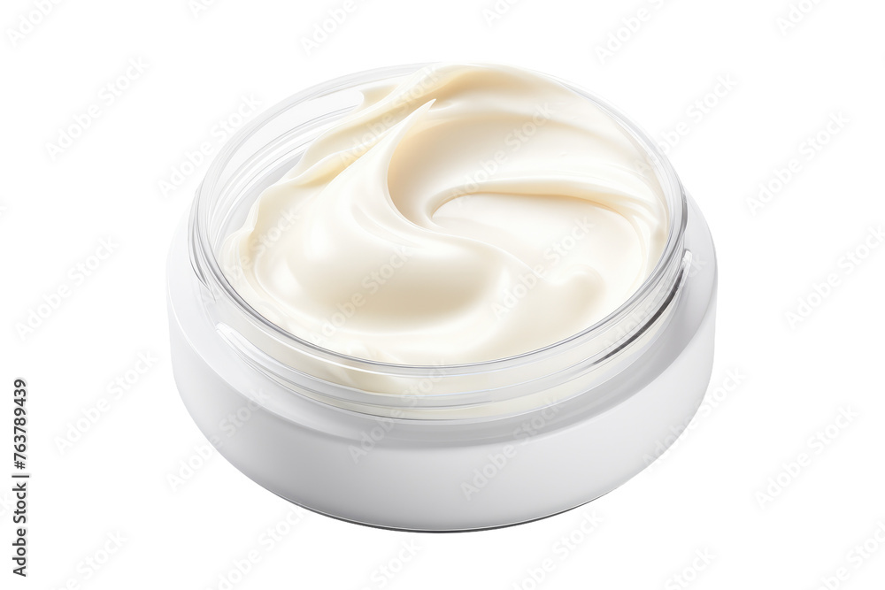 Jar of Cream on White Background. On a White or Clear Surface PNG Transparent Background. Jar of Cream on White Background. On a White or Clear Surface PNG Transparent Background.