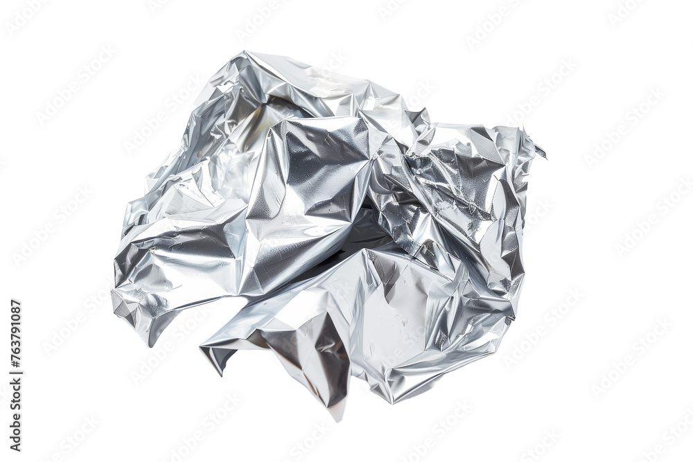 Beauty of a Crumpled Piece Isolated On Transparent Background