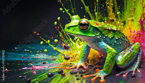Vivid frog © PRILL Mediendesign