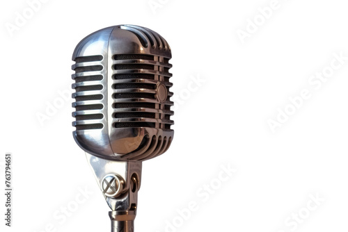 Microphone Technology Isolated On Transparent Background