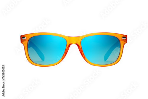Fashion Look Through Sunglasses Isolated On Transparent Background