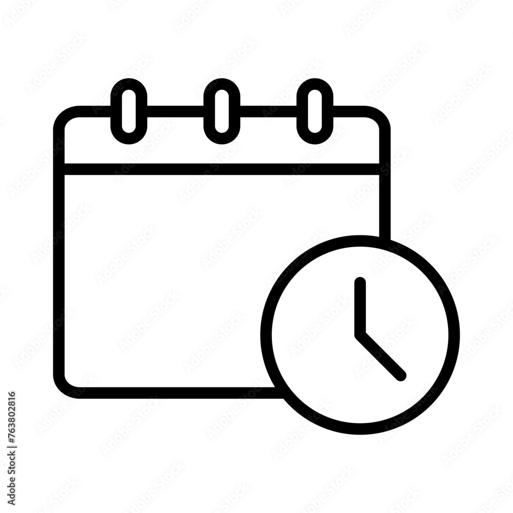 schedule icon vector design in trendy style schedule icon vector design in trendy style