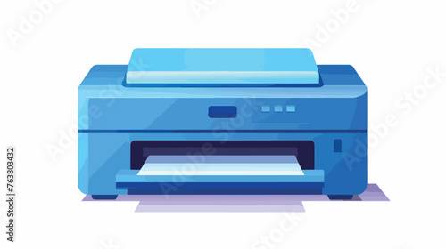 Printer vector flat color icon flat vector