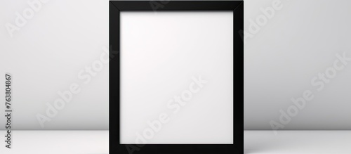 An image featuring a black frame against a white background with a visible shadow for a striking visual effect
