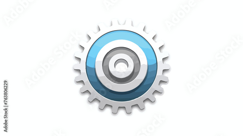 Settings button icon symbol vector flat vector 