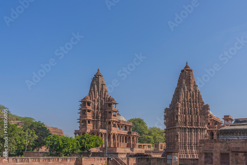 Temples of Mandore Garden. Mandore Garden at Jodhpur, Rajasthan.