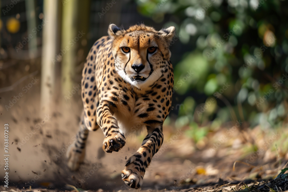 Obraz premium Cheetah running