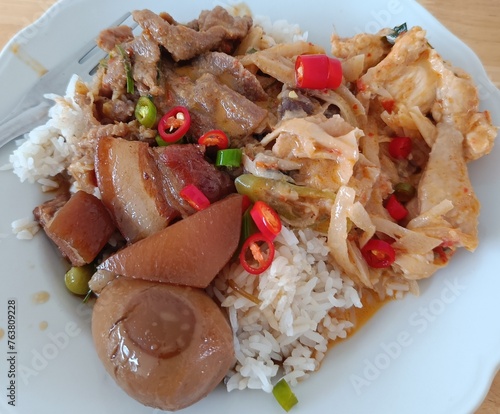 pork with rice