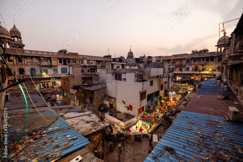 Chandni Chowk Market from Old Delhi, India