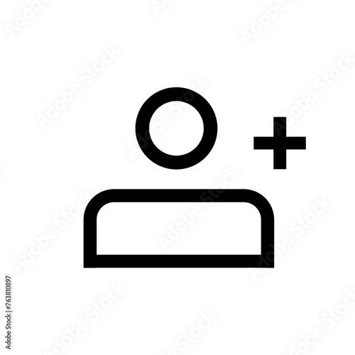 Add user icon, create contact icon, user plus 