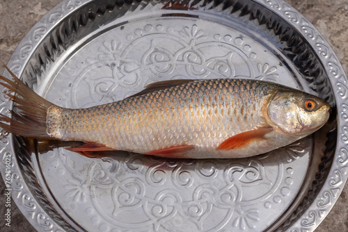 Photography Whole Rui Fish on a dish