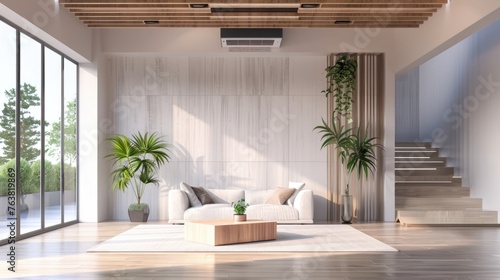 Ventilating Your Home in Style: Modern Heating/Cooling Vent System for Floor, Ceiling and Wall with Air Conditioning photo