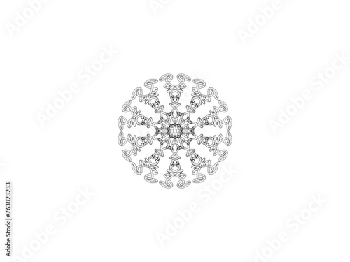 diamond necklace isolated on white background