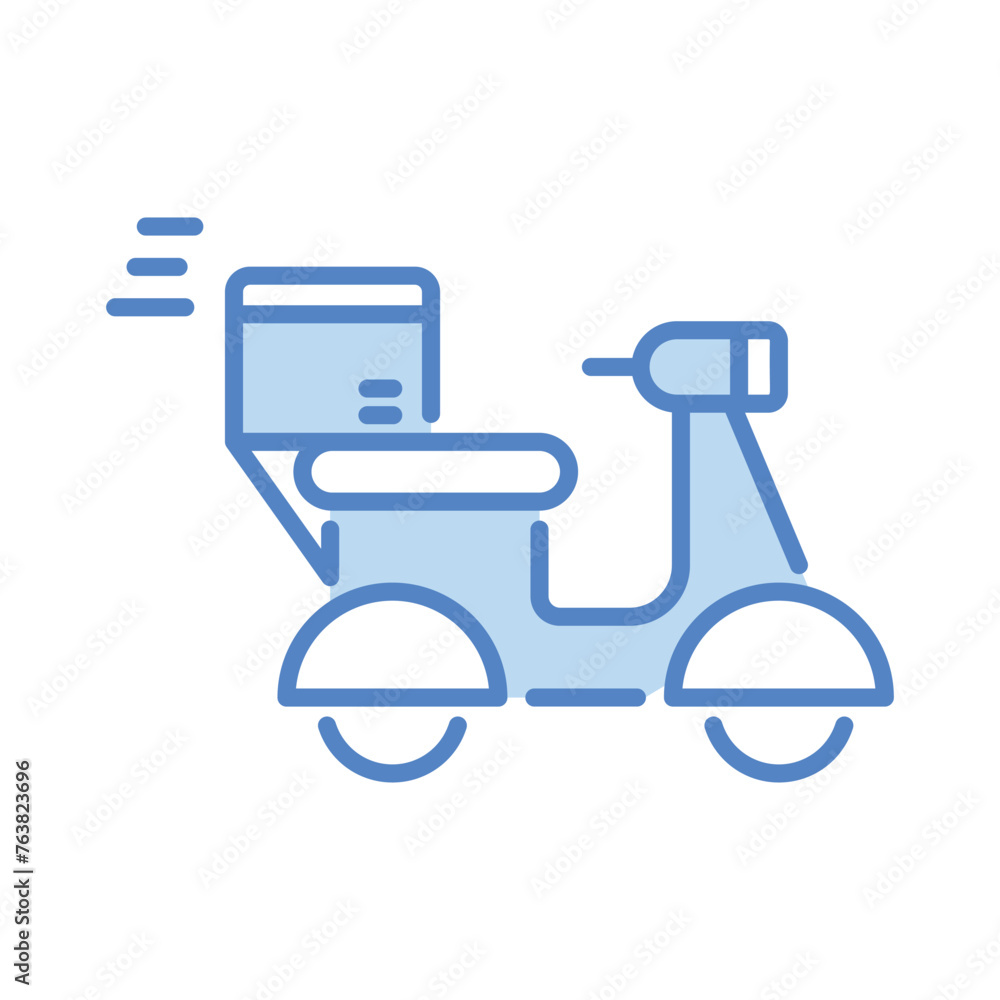 Delivery Bike icon editable stock vector illustration Delivery Bike icon editable stock vector illustration