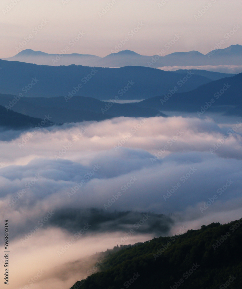 amazing summer landscape, wonderful sunset in the mountains amazing summer landscape, wonderful sunset in the mountains