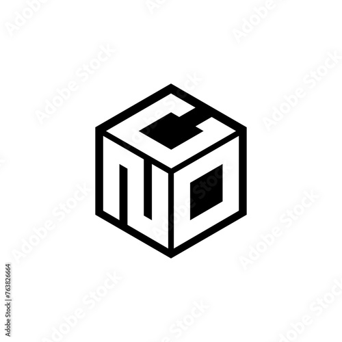 NDC letter logo design in illustration. Vector logo, calligraphy designs for logo, Poster, Invitation, etc.
