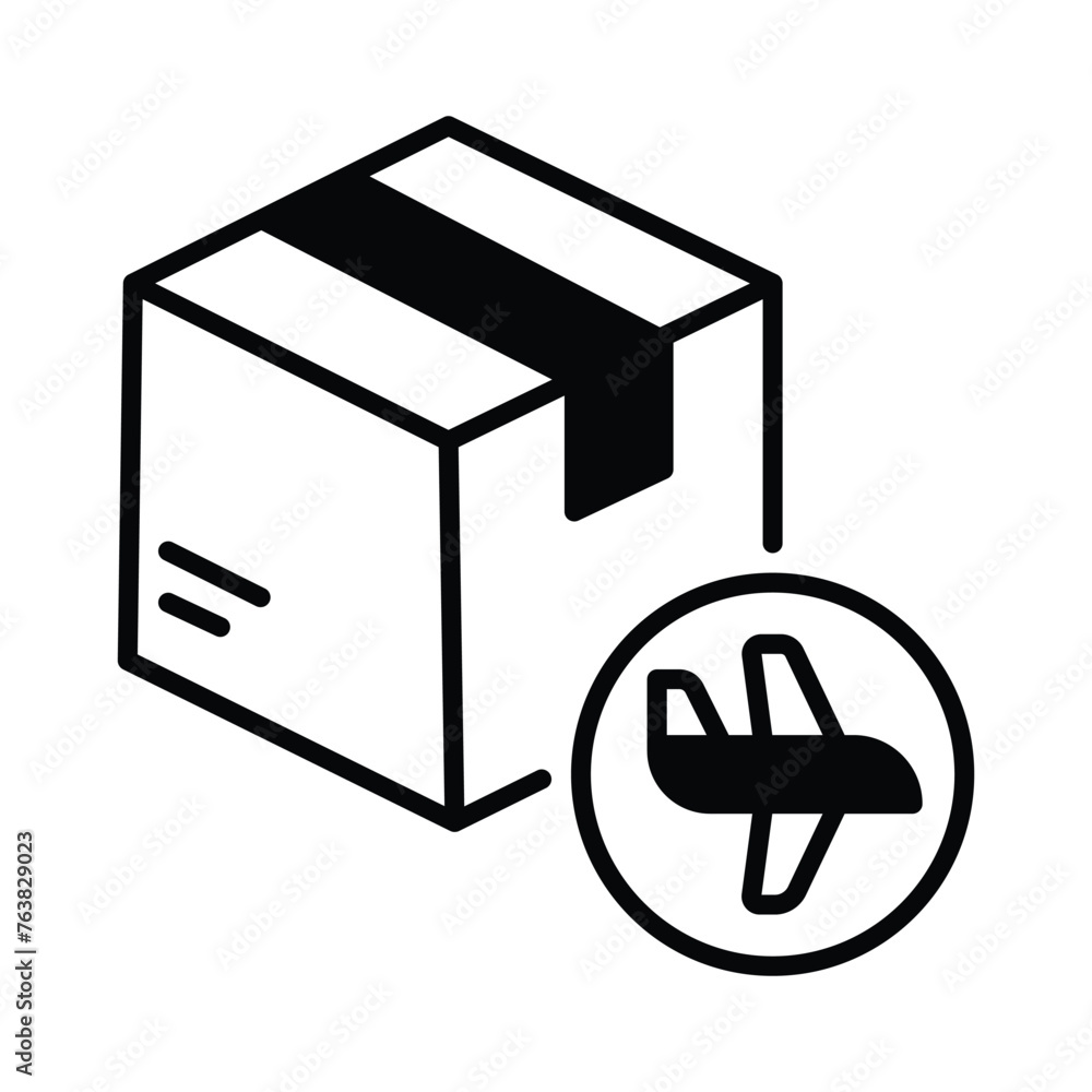 Air Shipping icon editable stock vector illustration Air Shipping icon editable stock vector illustration
