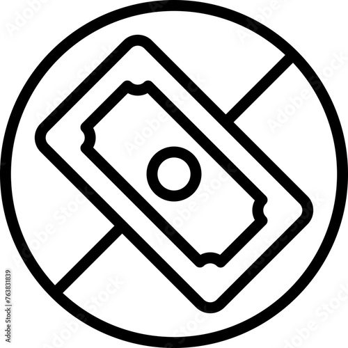 no money icon