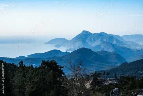 The western Taurus Mountains, seen from the Lycian Way, Patara, Turkey 